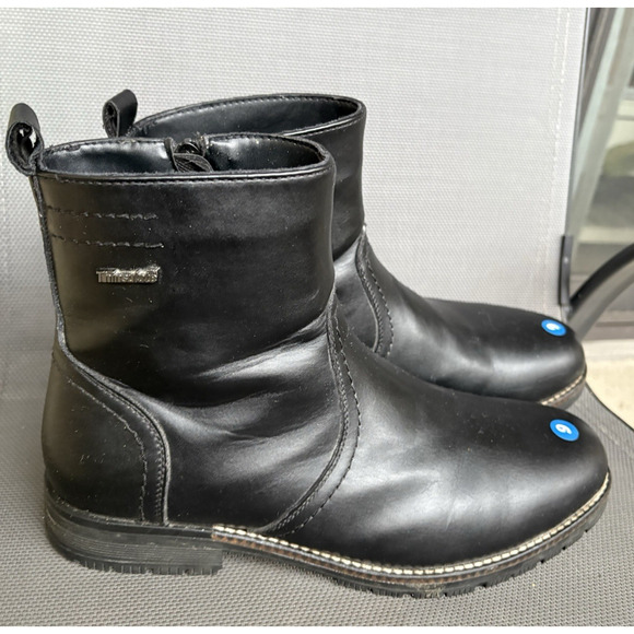 Blondo Waterproof Mens Winter Boots 9 W Black Leather Fleece  display picture 1